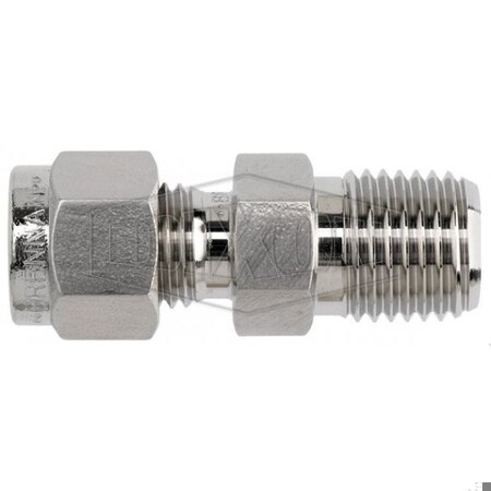 Dixon The Right Connection Instrumentation Connector, 1 in Nominal, Tube x MNPT End Style, 316 SS 16-DMC-16